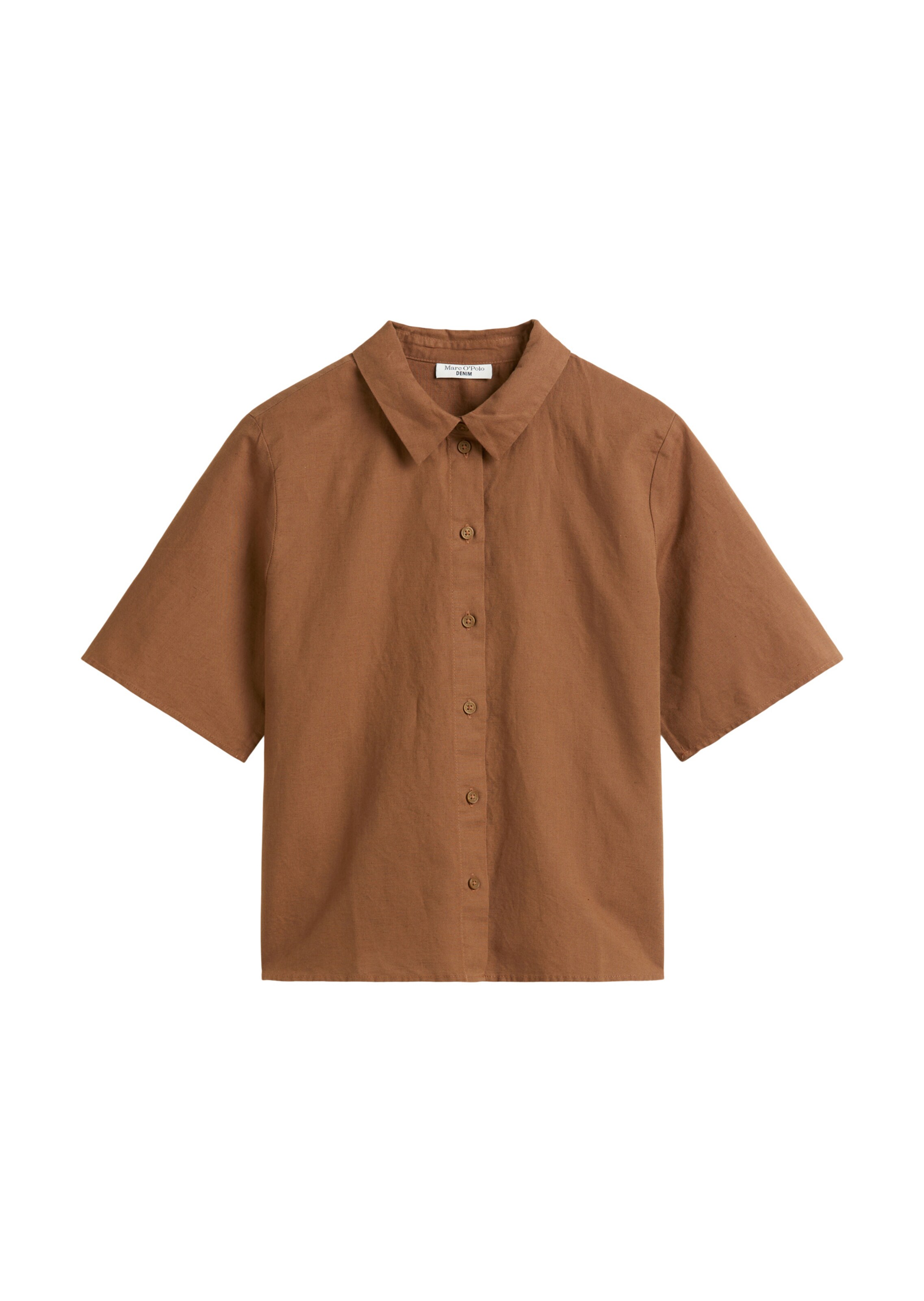 Marc O'Polo DENIM Bluse in braun, Produktansicht