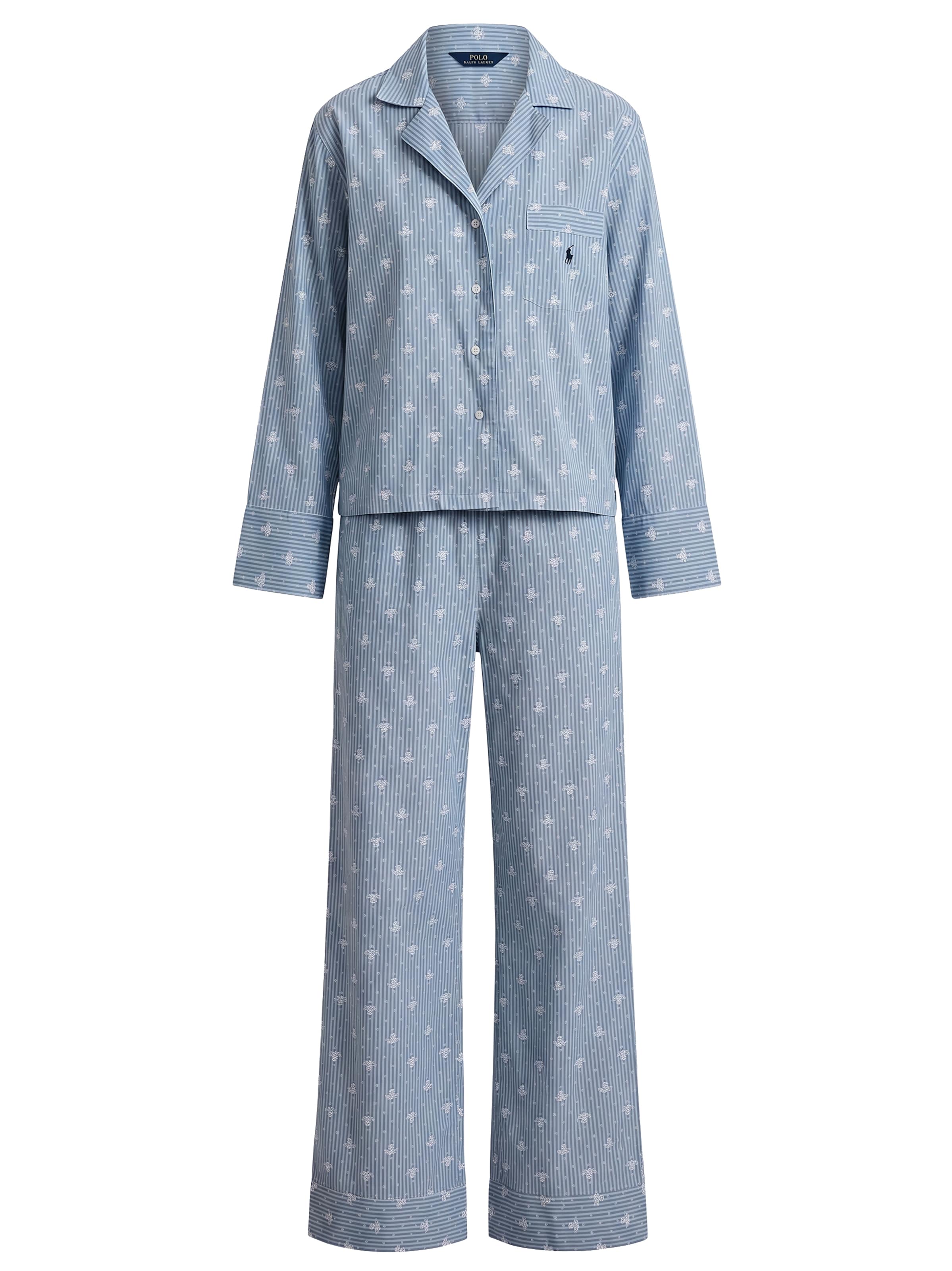Polo Ralph Lauren Pajama ' Vintage Pretty Voile ' in L in Light blue / White, Item view