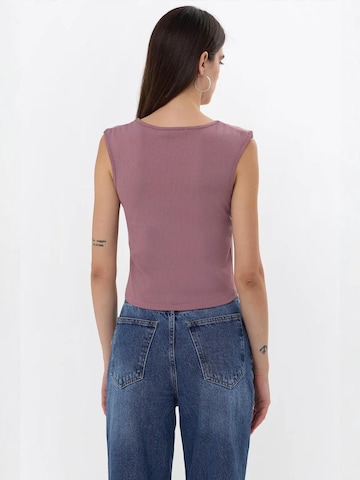Haut Hiccup en rose