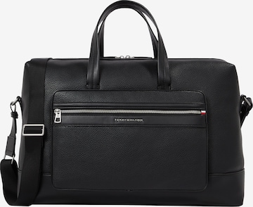 melns TOMMY HILFIGER Ceļojumu soma: no priekšpuses