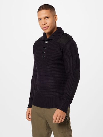 Brandit Sweater 'Alpin' in Black: front