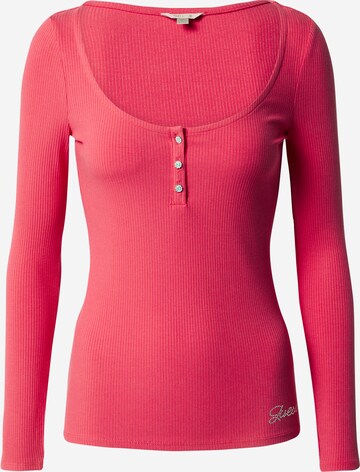 GUESS T-shirt 'KARLEE' i rosa: framsida