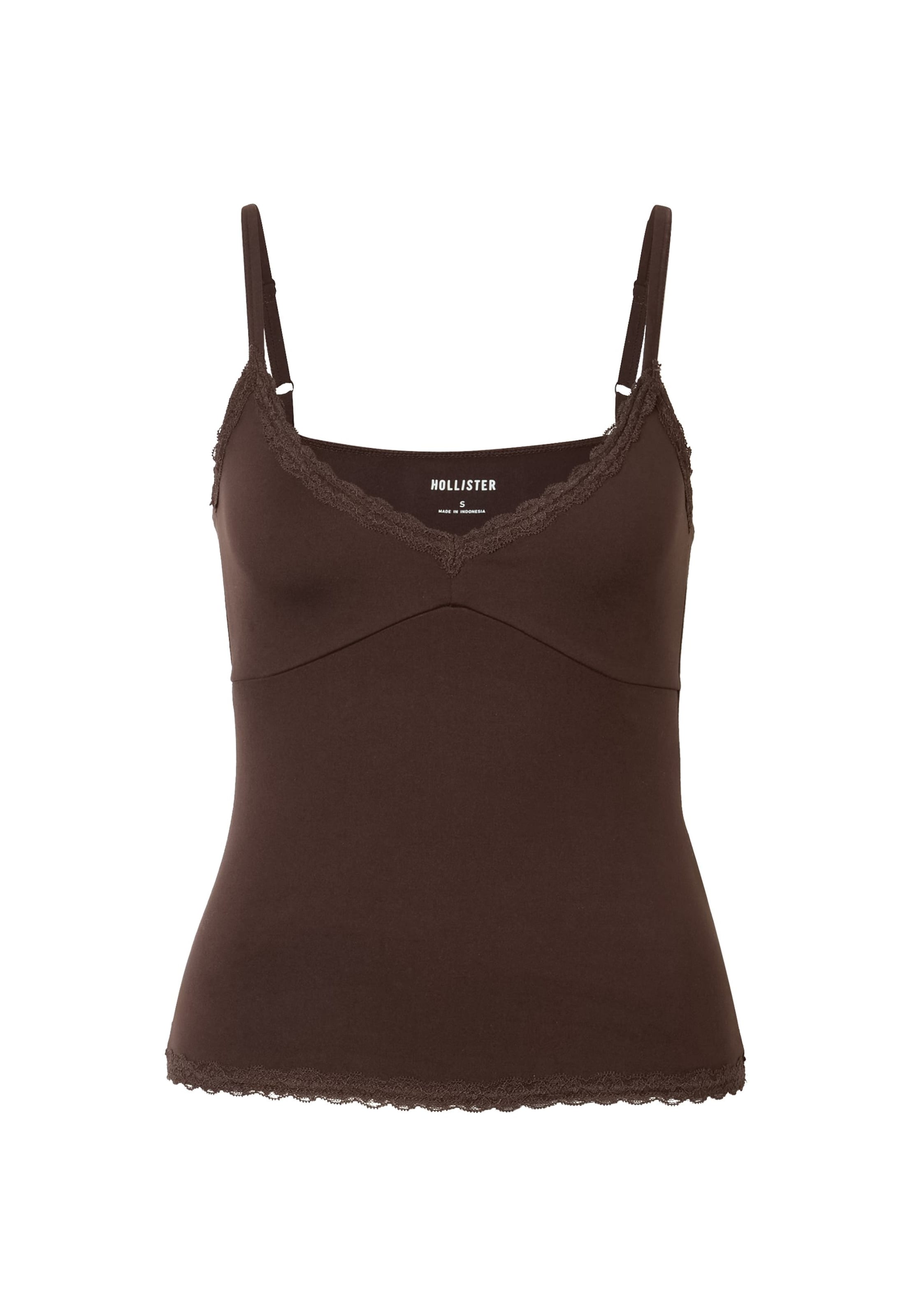 HOLLISTER Top in Brown: front