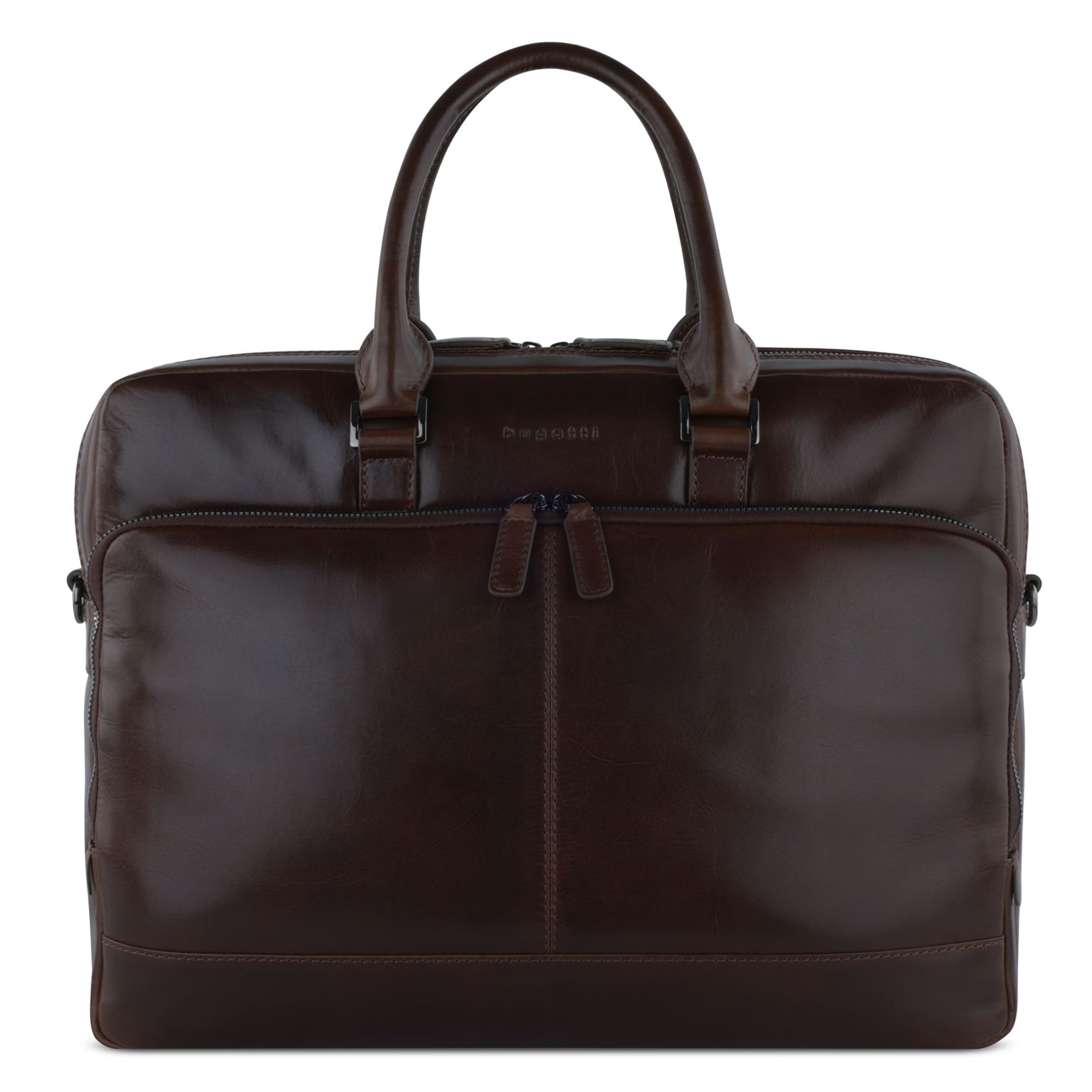 bugatti Document Bag 'Romano' in Brown: front