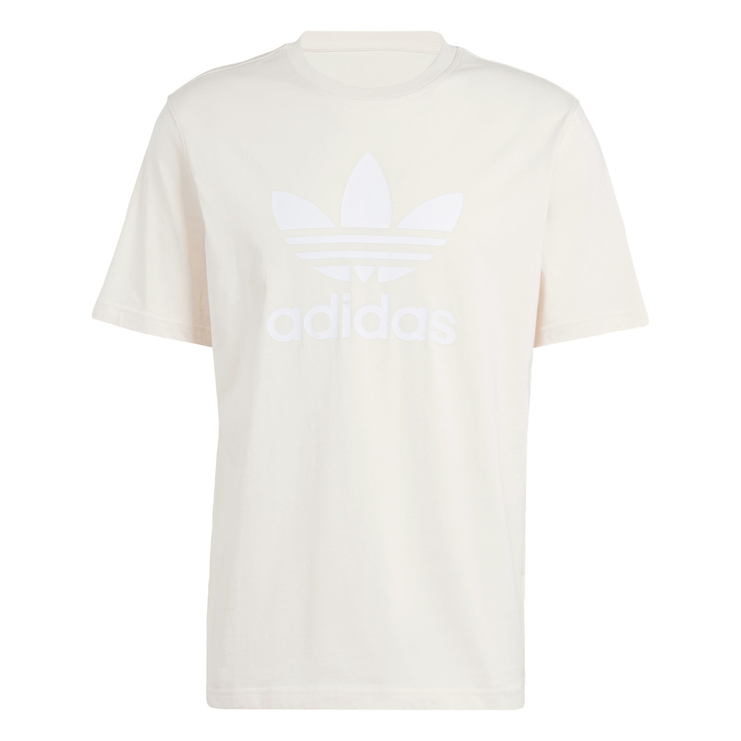 ADIDAS ORIGINALS - Camiseta 'Adicolor Trefoil' en beige: frente