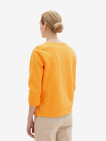 TOM TAILOR Sweatshirt in Oranje
