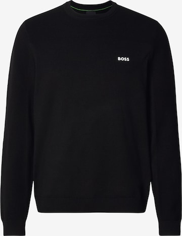 BOSS Pullover 'Momentum' in Schwarz: Vorderseite