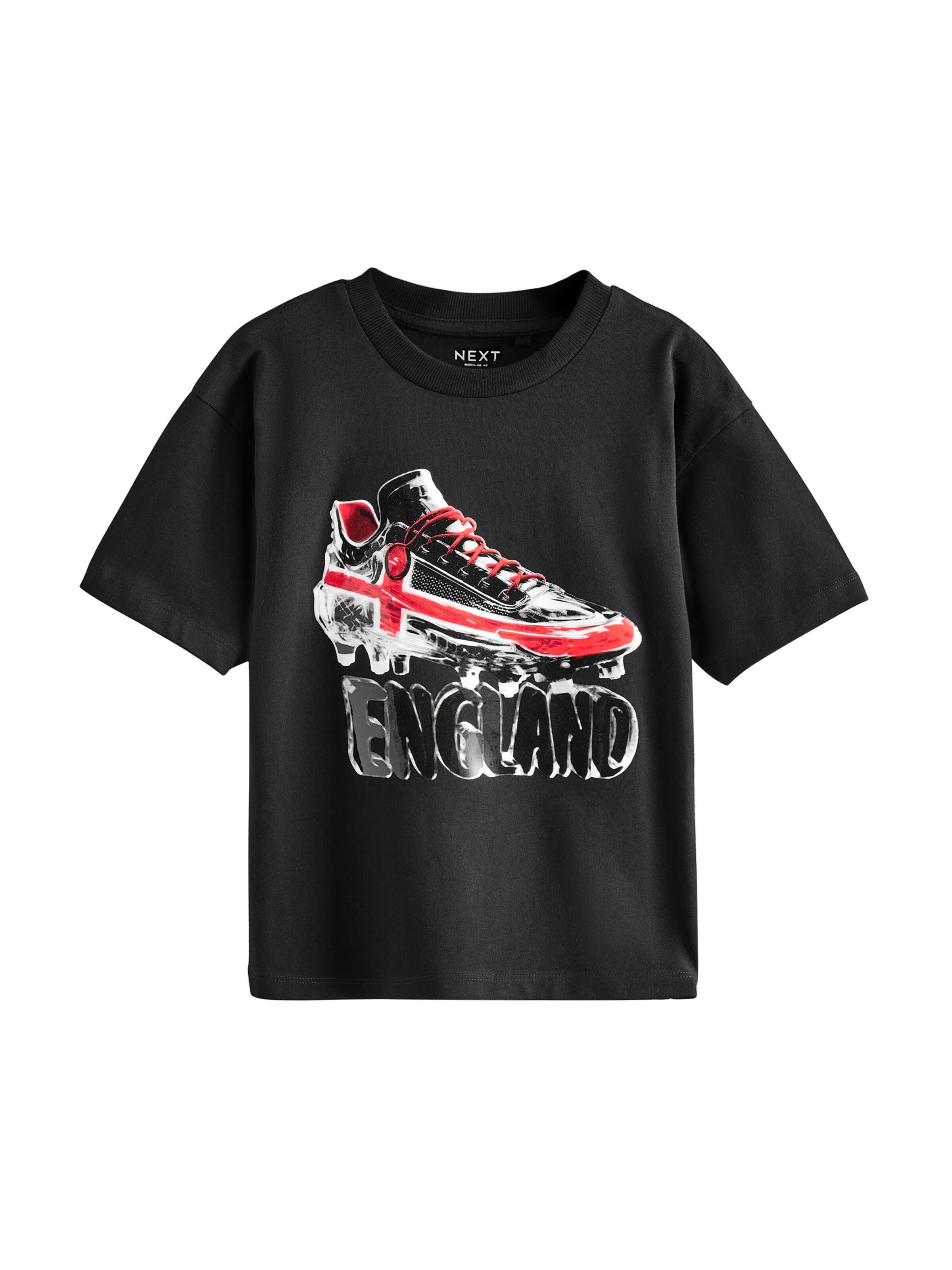 T-Shirt Next en noir : devant