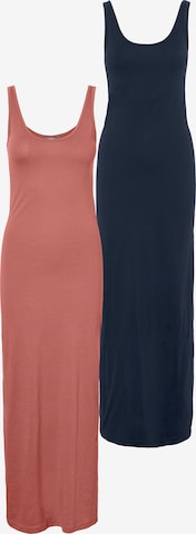 Vero Moda Tall Jurk 'Nanna' in Blauw: voorkant