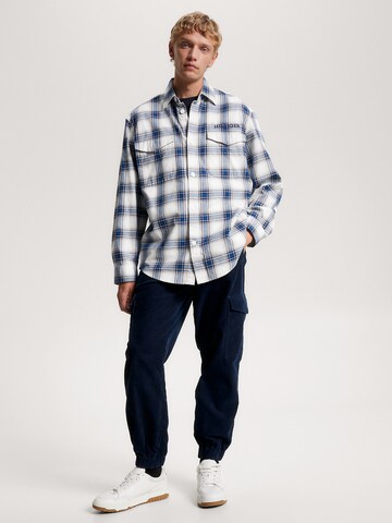 TOMMY HILFIGER Comfort fit Overhemd in Blauw