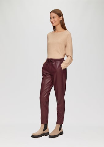 Effilé Pantalon s.Oliver en rouge