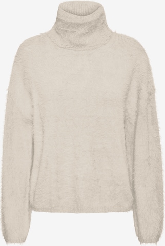 VERO MODA Sweater 'Poilu' in Beige: front