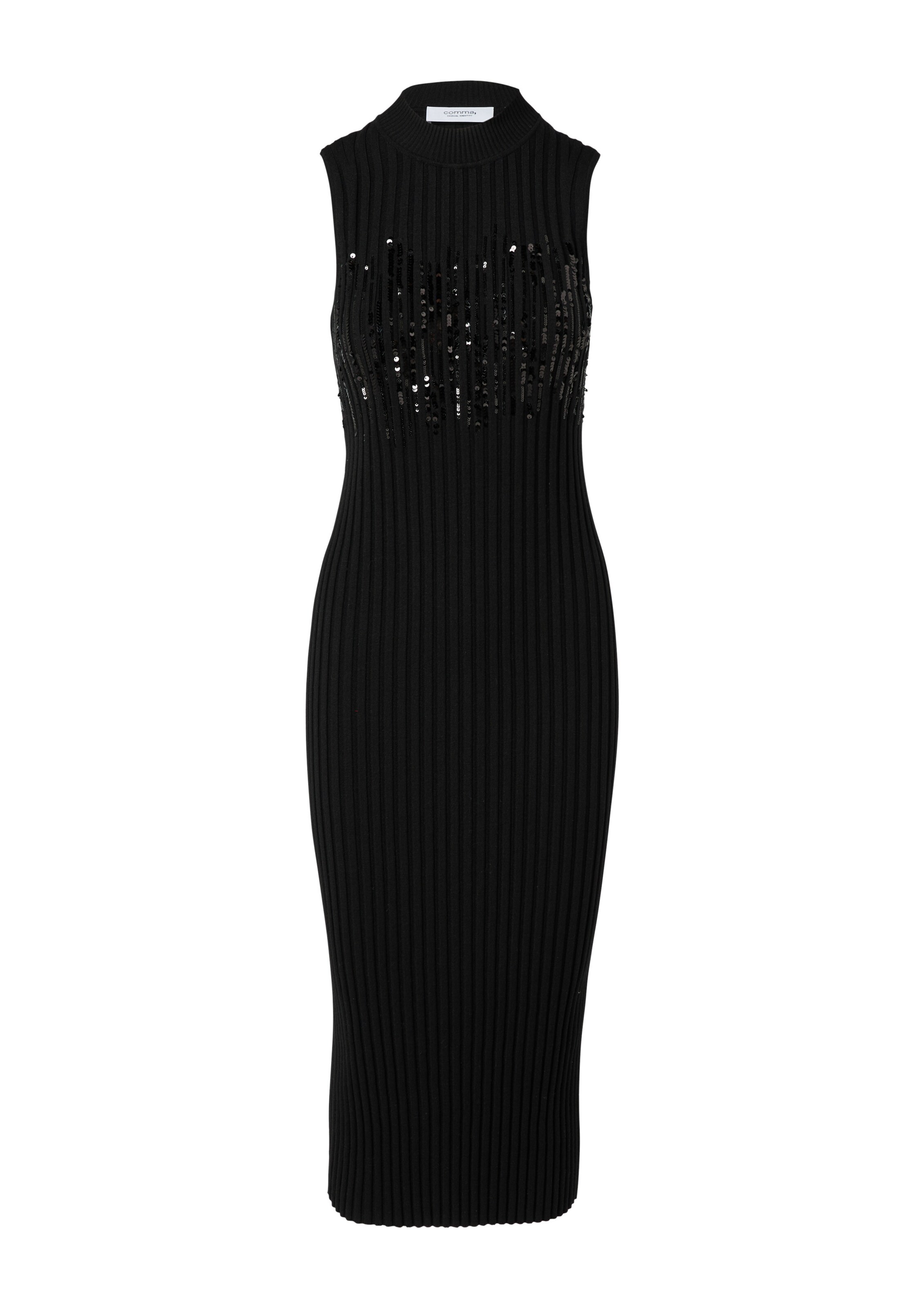 COMMA Dress in Black: front