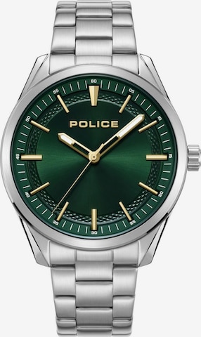 Montre à affichage analogique POLICE en vert : devant