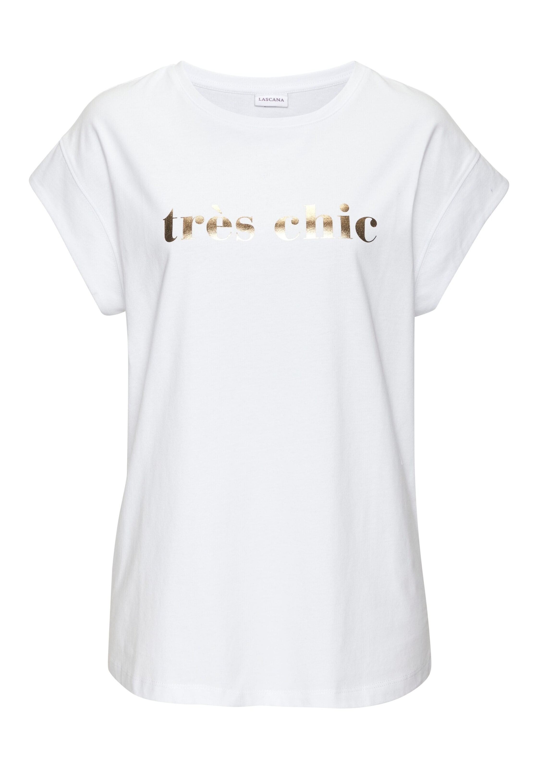 LASCANA Shirt in White: front