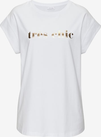 LASCANA Shirt in White: front