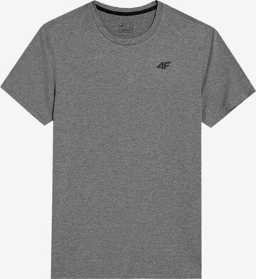 T-Shirt fonctionnel 4F en gris : devant