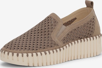 ILSE JACOBSEN Slipper 'Tulip4078' i brun: forside