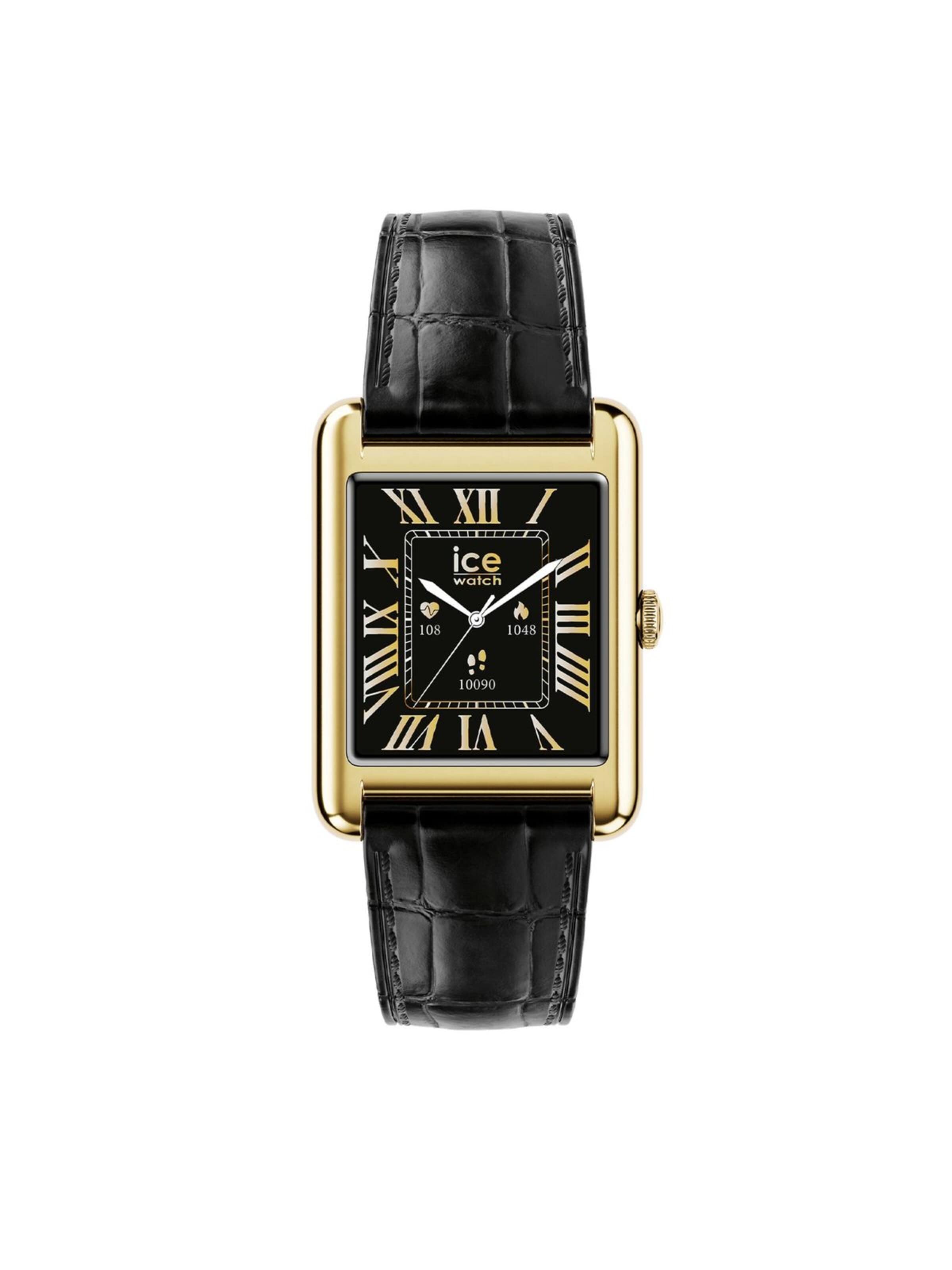 Montre digitale Ice-Watch en or : devant