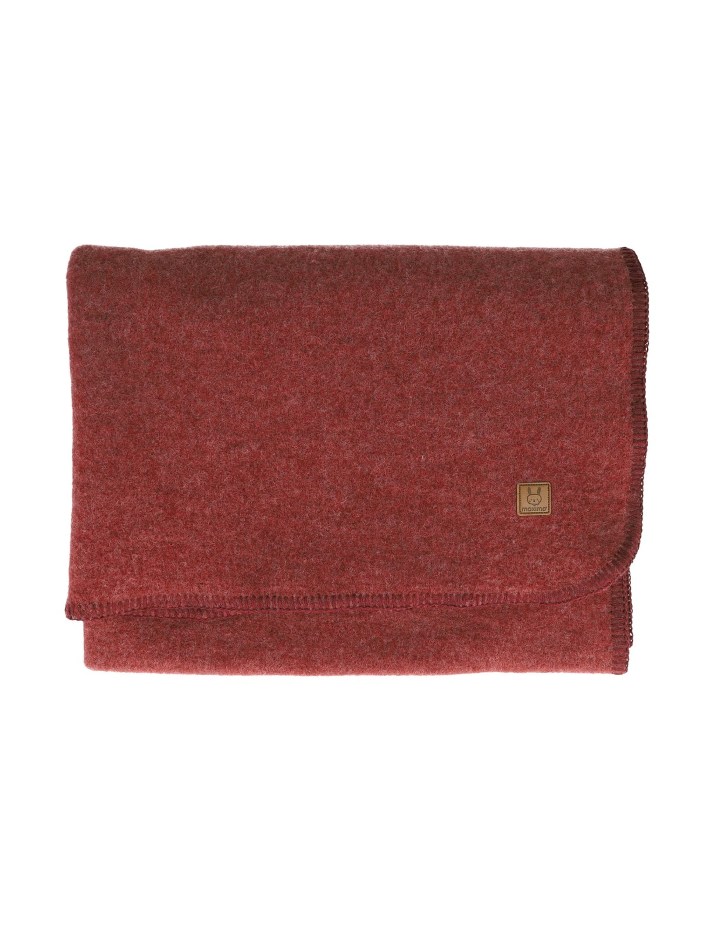 MAXIMO Baby Blanket 'GOTS BABY-Decke Wollfleece kbT' in Pink: front