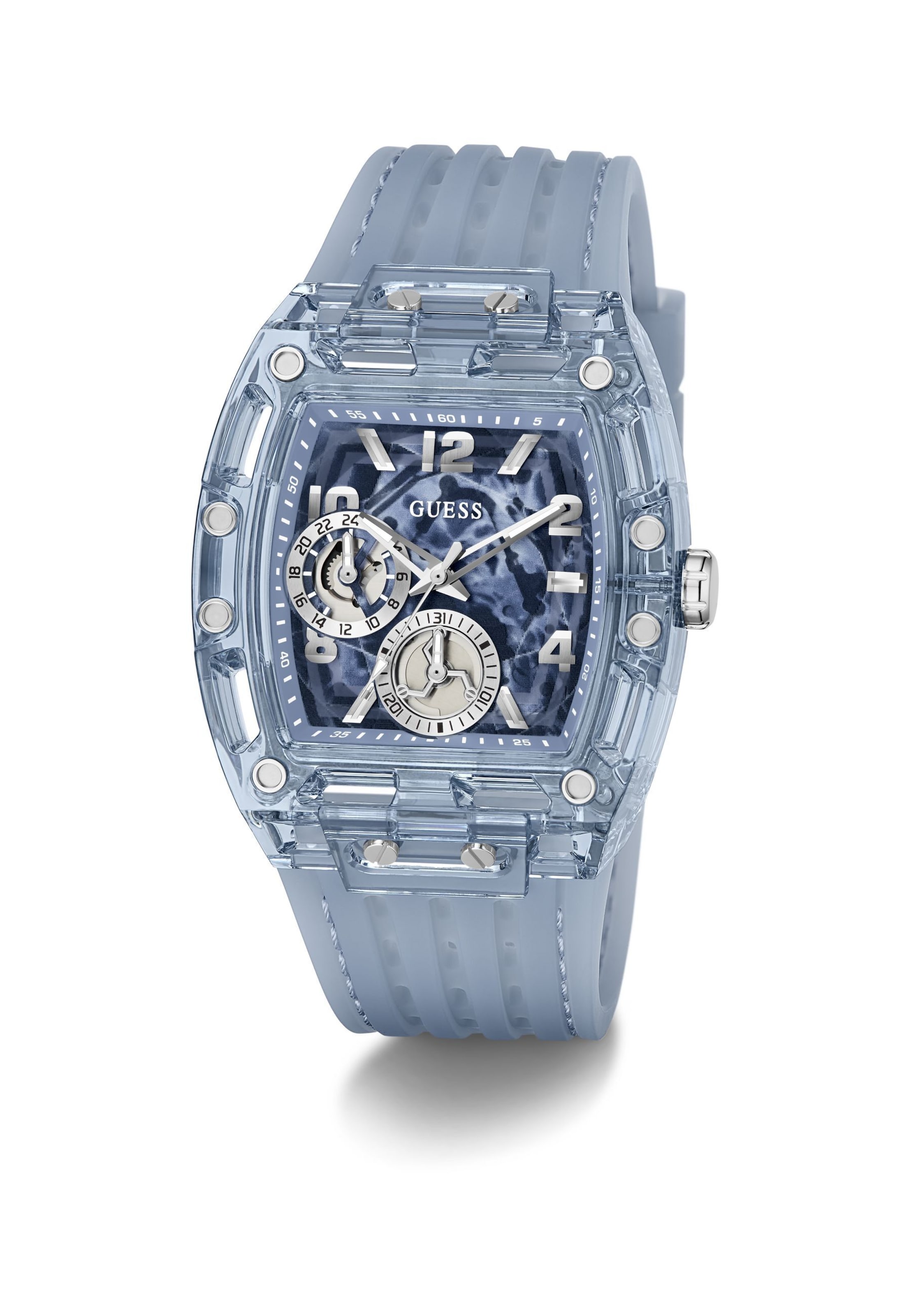 Montre à affichage analogique ' PHOENIX ' GUESS en bleu