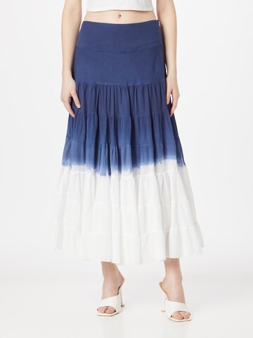 Derhy - Falda 'FLORINDA' en azul: frente