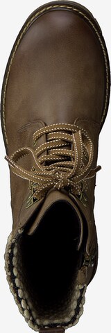 MARCO TOZZI Lace-up bootie in Brown