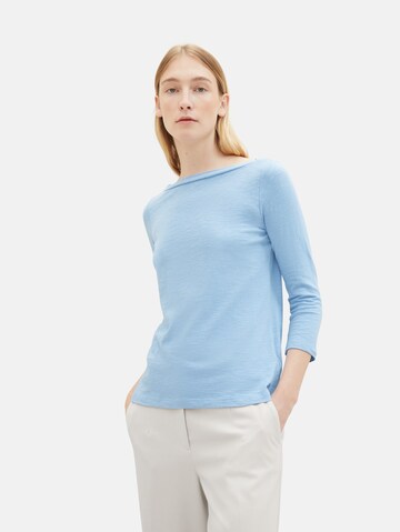 TOM TAILOR Shirt in Blau