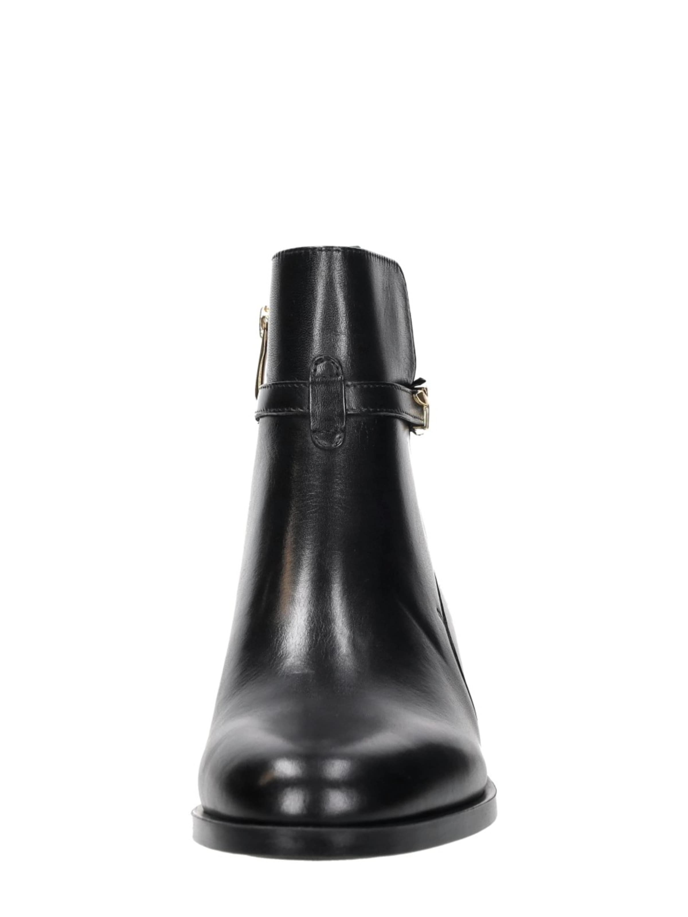 Tamaris Ankle boots 'Damen Stiefelette 1-25321-43-001 Echt Leder in schwarz' in Black