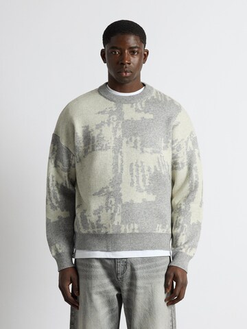 Burocs Sweater 'Knit Static' in Grey