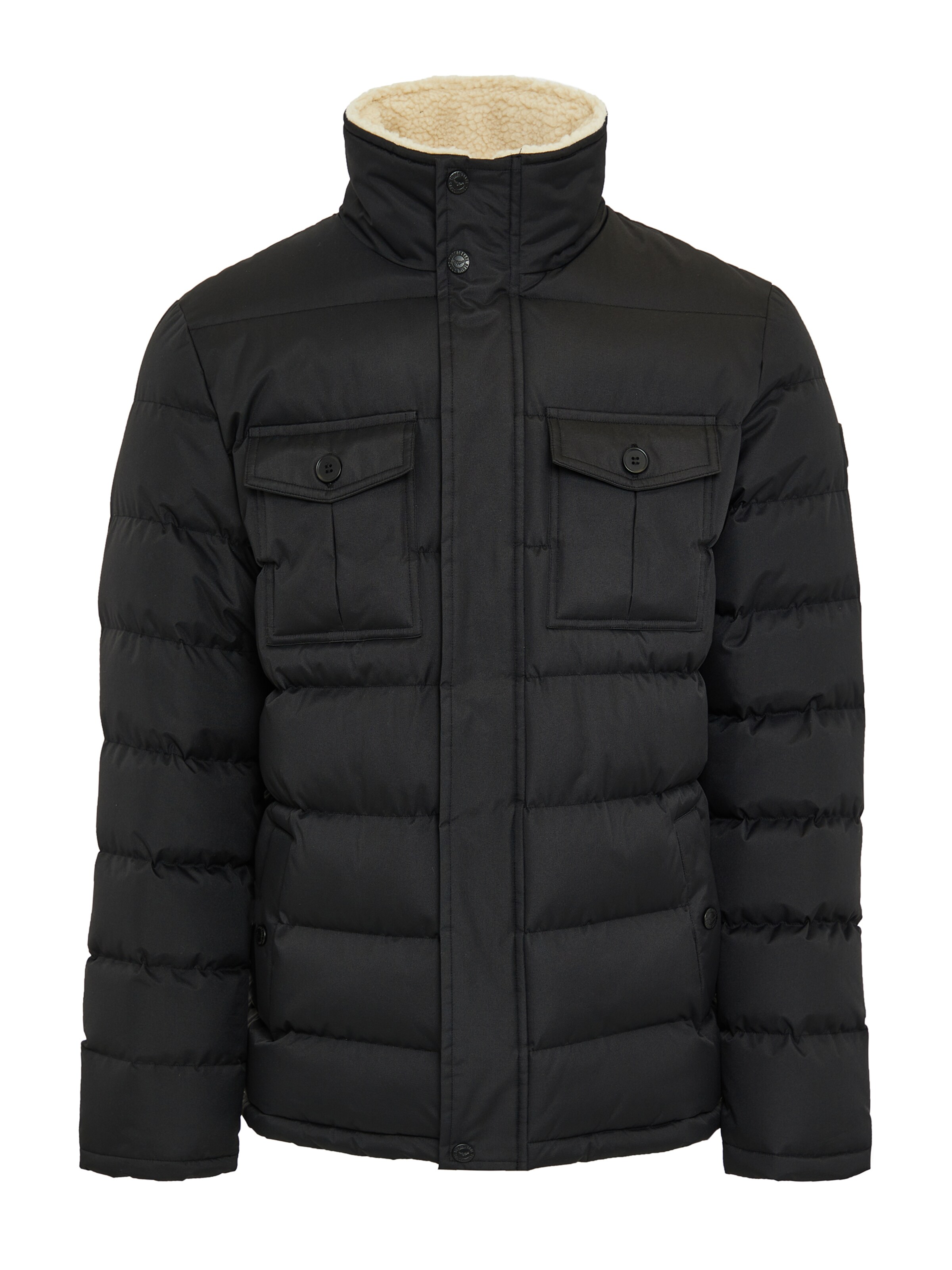 Threadbare Jacke  'Ellen' in Schwarz: Vorderseite