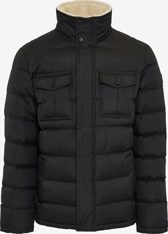 Threadbare Between-Season Jacket 'Ellen' in Black: front