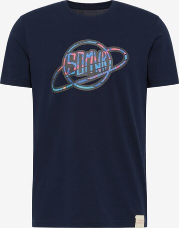 SOMWR Shirt 'SURROUND TEE' in Blue: front