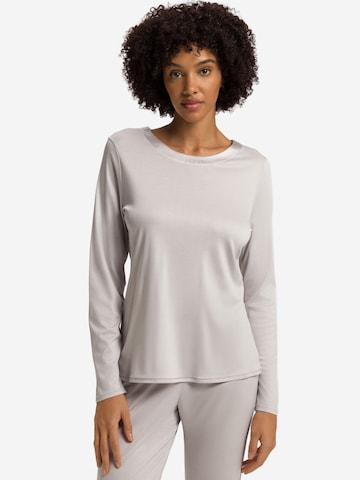 Hanro - Camisa de pijama em cinzento: frente