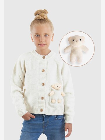 Giacchetta ' CFF-25S1-063 ' di Denokids in beige: frontale