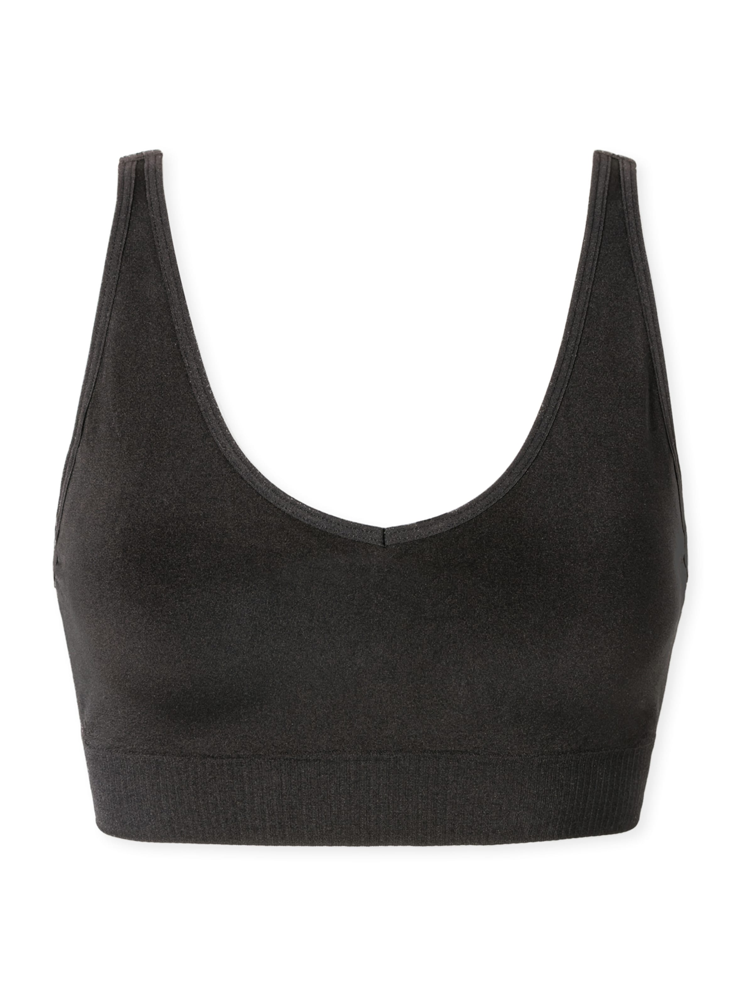 Bustier Soutien-gorge 'Classic Seamless' SCHIESSER en noir : devant