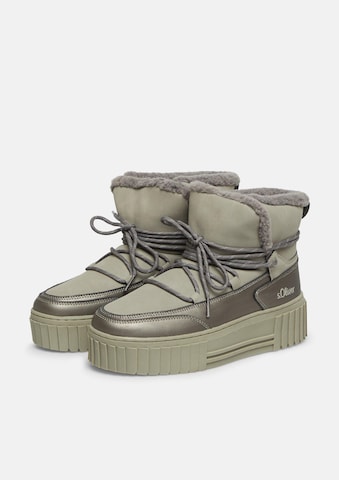 s.Oliver Snowboots in Grün: Vorderseite