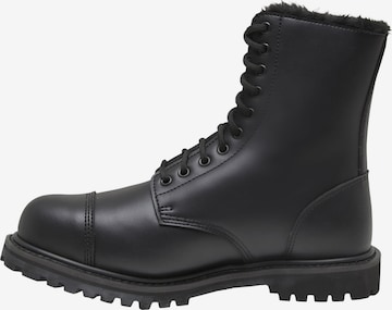 Brandit Buty sznurowane 'Phantom Fur Liner 10' w kolorze czarny: przód