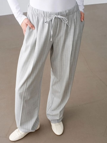 Dilvin Wide Leg Hose in Grau