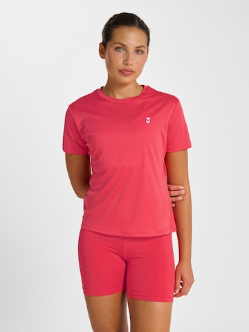 Hummel Performance shirt 'Pulse' in Red: front