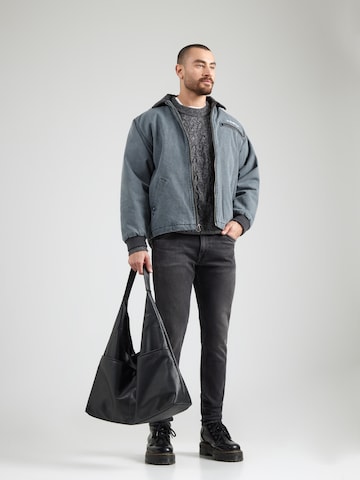 Coupe slim Jean 'SPIKE' Pepe Jeans en gris