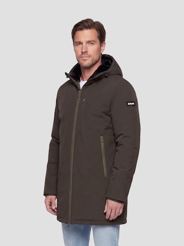 Manteau mi-saison Schott NYC en vert