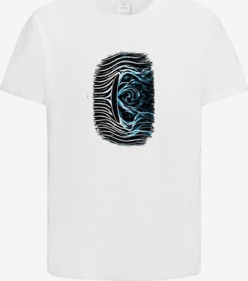 HUSKSWARE Shirt 'Grafik' in Weiß: Vorderseite