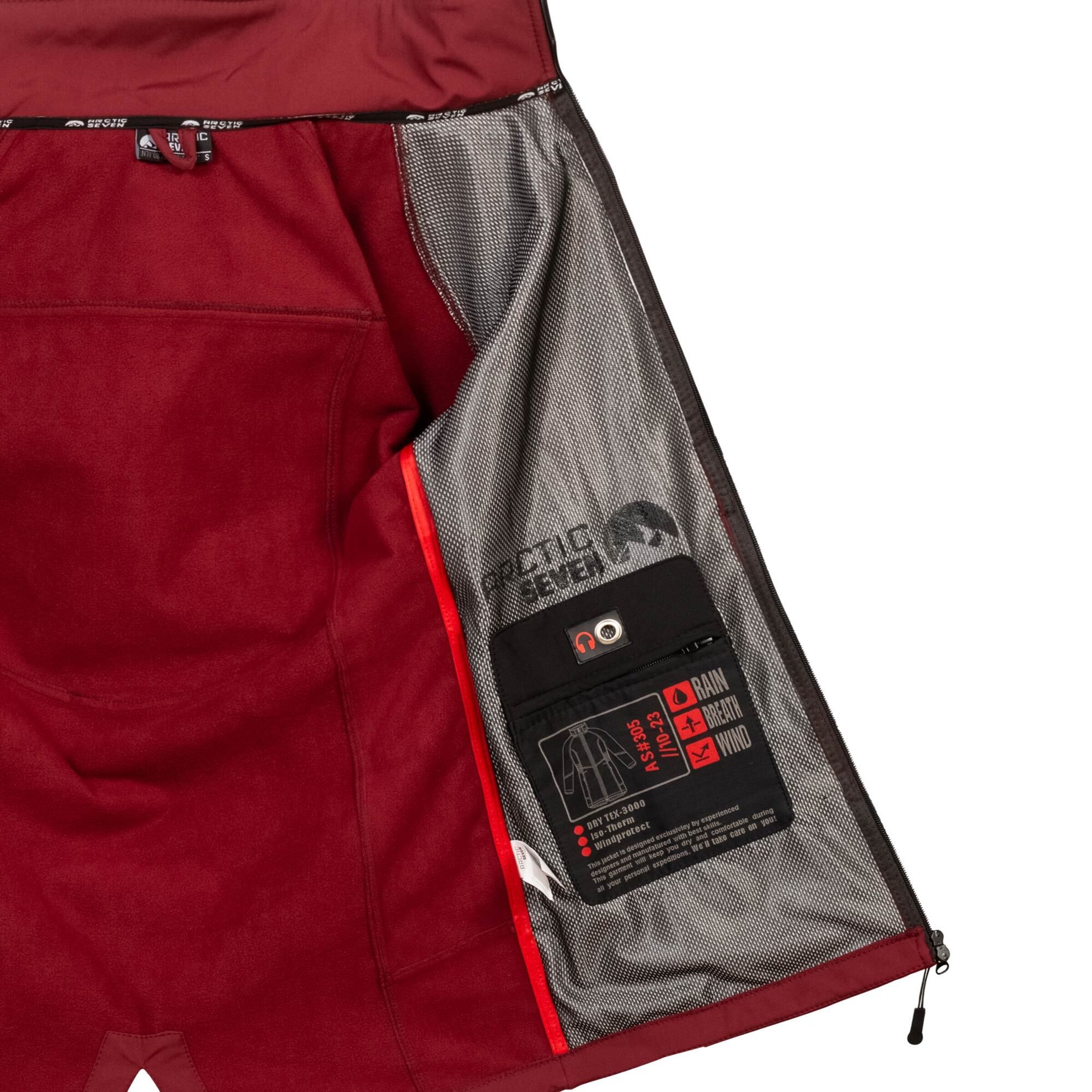 Arctic Seven Performance Jacket in Red