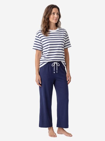Mey Pyjama 'Solid Love' in Blauw