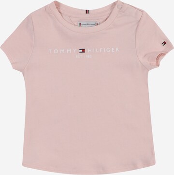 Regular T-Shirt 'Essential' TOMMY HILFIGER en rose : devant
