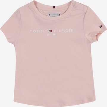 TOMMY HILFIGER Shirt 'Essential' in Pink: front