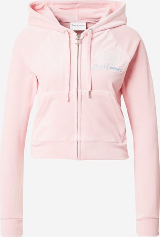 Juicy Couture Zip-Up Hoodie 'MADISON' in Pink: front