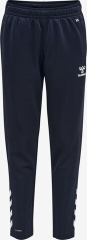 Hummel Workout Pants in Blue: front