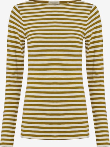 T-shirt Marc O'Polo en beige : devant